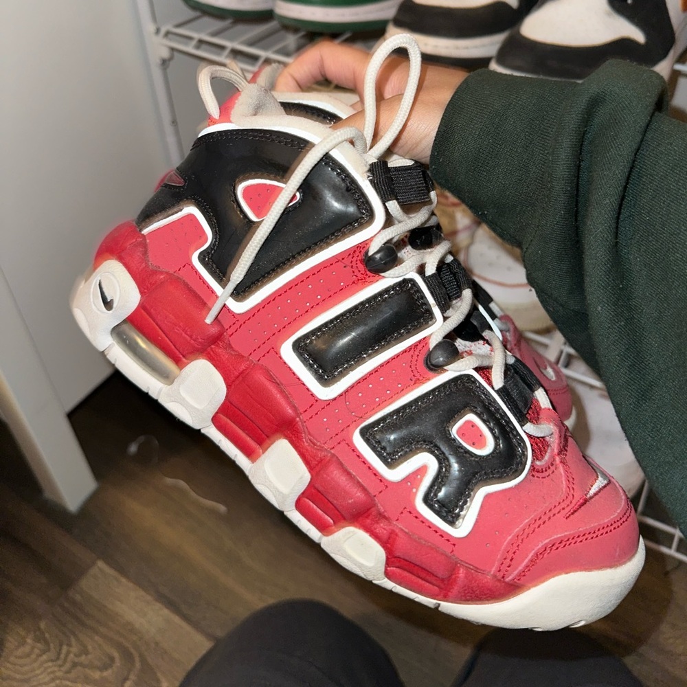 Nike Air Uptempo GS in ‘Varsity Red’